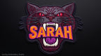 Custom Name Patch, Embroidered Animal Patch, Personalized Iron On Patch for Jacket, Biker Vest, Concert