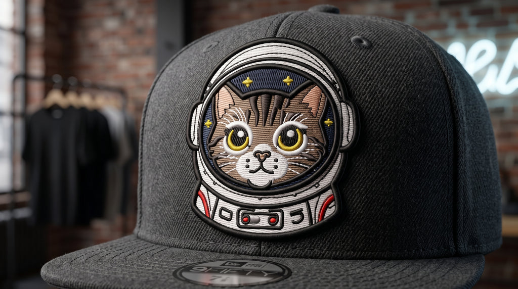 Astronaut Cat Embroidered Patch