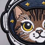 Astronaut Cat Embroidered Patch