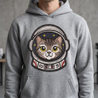 Astronaut Cat Embroidered Patch