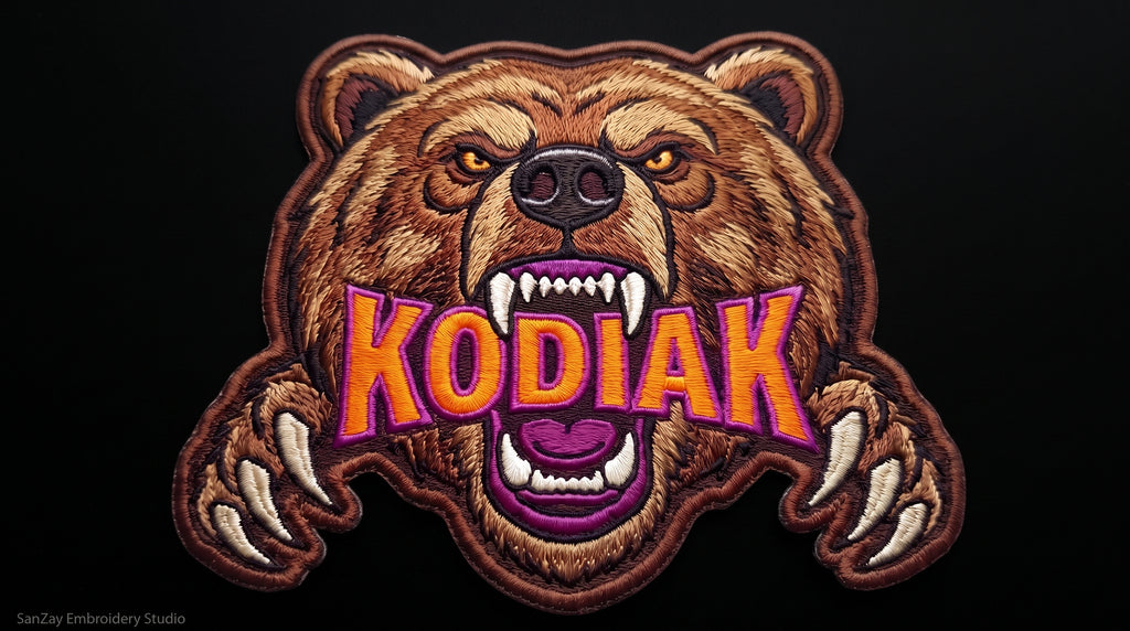 Custom Name Patch, Embroidered Animal Patch, Personalized Iron On Patch for Jacket, Biker Vest, Concert