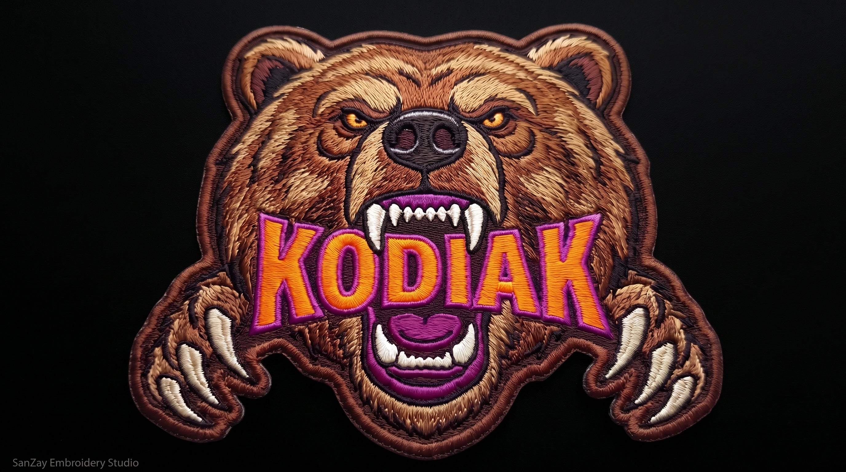 Custom Name Patch, Embroidered Animal Patch, Personalized Iron On Patch for Jacket, Biker Vest, Concert