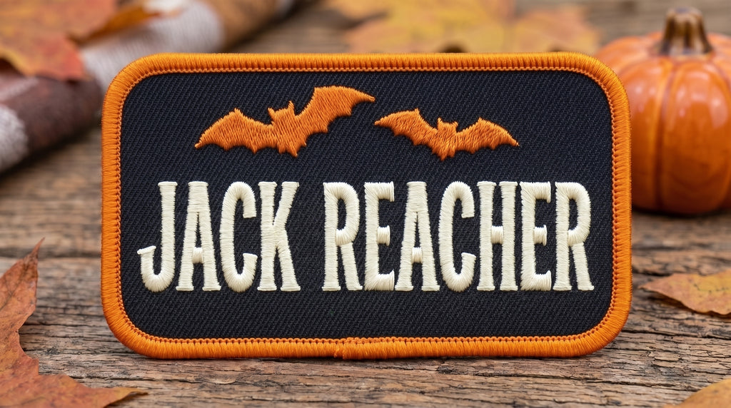 Custom Name Patches for Halloween - Personalized Embroidered Patch