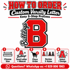 Custom Varsity Letter Knockout Applique Embroidery File - Personalized Team Text Machine Embroidery Design