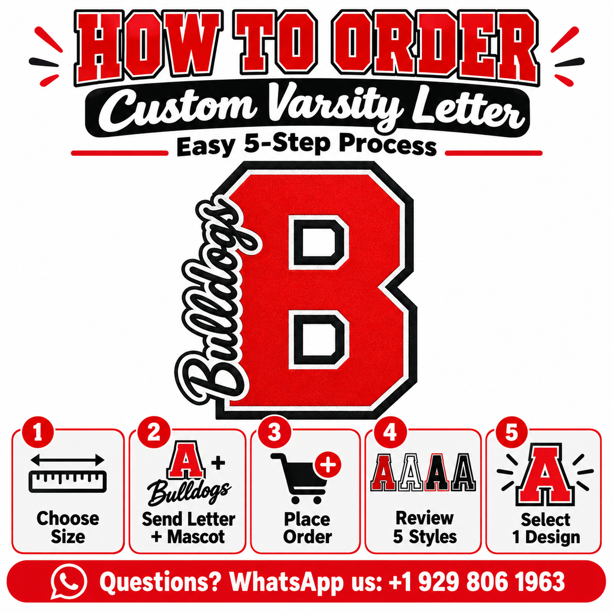 Custom Varsity Letter Knockout Applique Embroidery File - Personalized Team Text Machine Embroidery Design