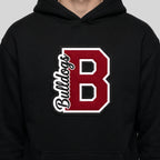 Custom Varsity Letter Knockout Applique Embroidery File - Personalized Team Text Machine Embroidery Design