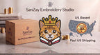 King Cat Embroidered Patch - Iron On, Sew On & Hook and Loop, 4" to 12"