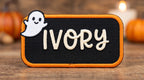 Custom Name Patches for Halloween - Personalized Embroidered Patch