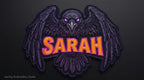 Custom Name Patch, Embroidered Animal Patch, Personalized Iron On Patch for Jacket, Biker Vest, Concert