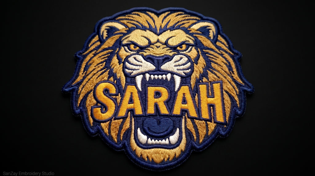 Custom Name Patch, Embroidered Animal Patch, Personalized Iron On Patch for Jacket, Biker Vest, Concert
