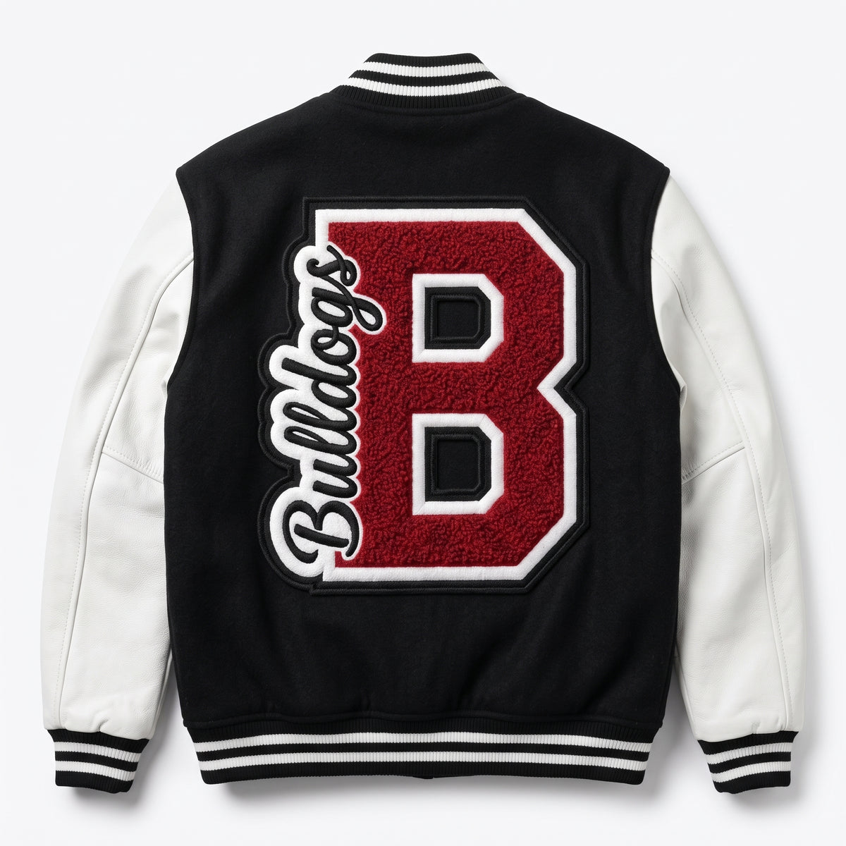 Custom Varsity Letter Knockout Applique Embroidery File - Personalized Team Text Machine Embroidery Design