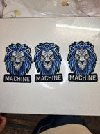 Oversized Cybernetic Lion Patch, Mecha Robot Lion Embroidered Patch, Sci-Fi Biker Jacket Patch, Large Iron On or Sew On Back Patch